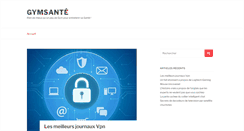 Desktop Screenshot of gymsante.eu